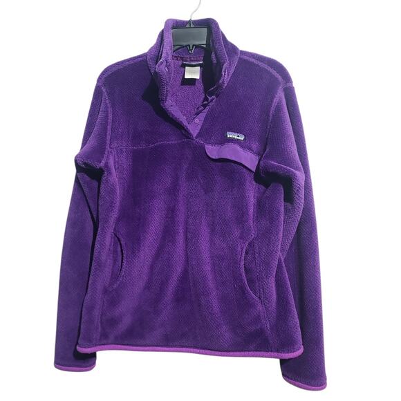 Patagonia Retool Snap-T Pullover Purple Size Large - Picture 1 of 6